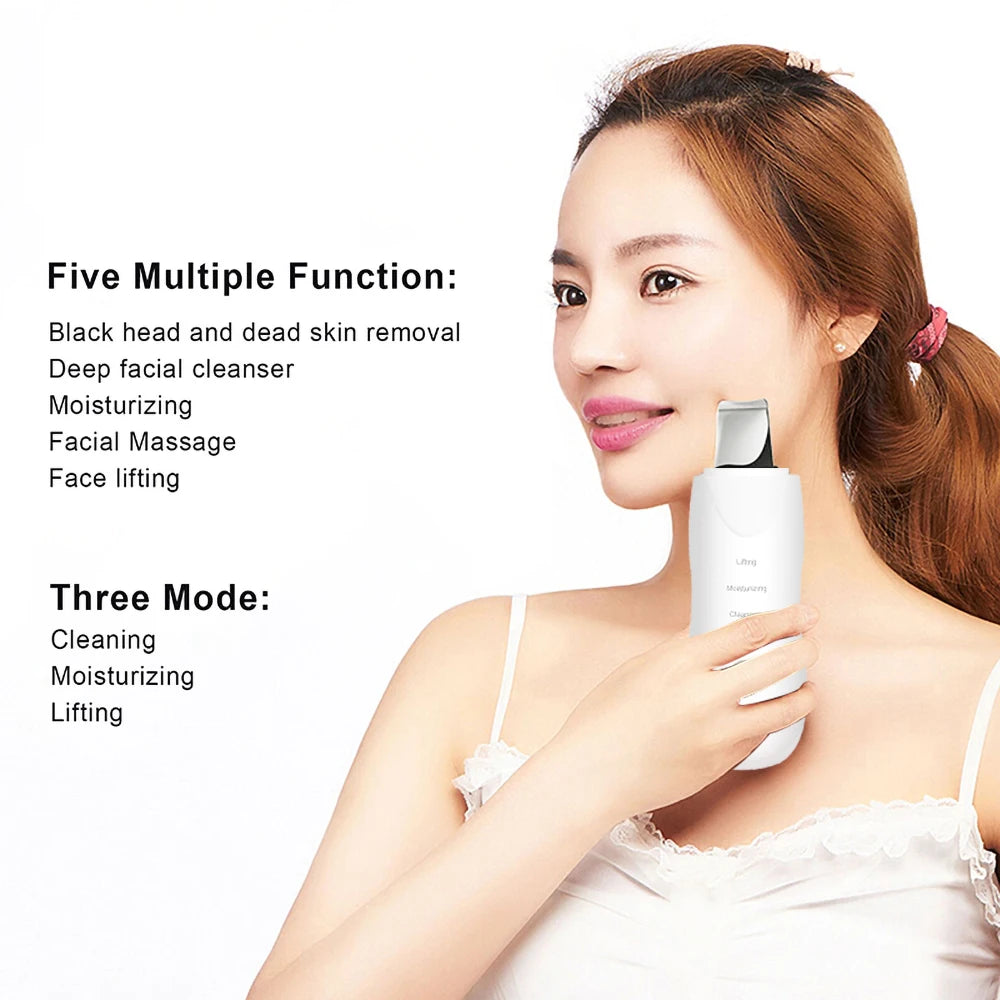 Ultrasonic Deep Vibrate Skin Scrubber