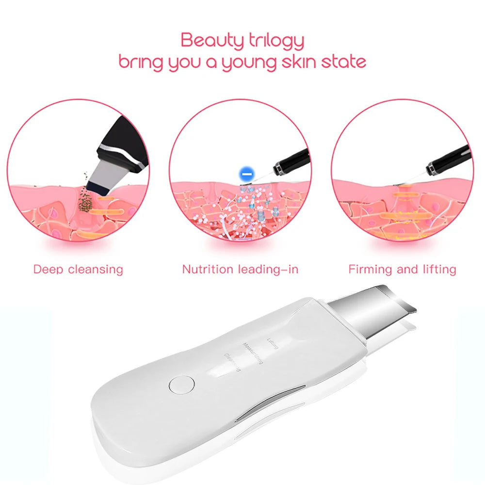 Ultrasonic Deep Vibrate Skin Scrubber