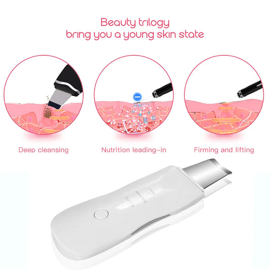 Ultrasonic Deep Vibrate Skin Scrubber