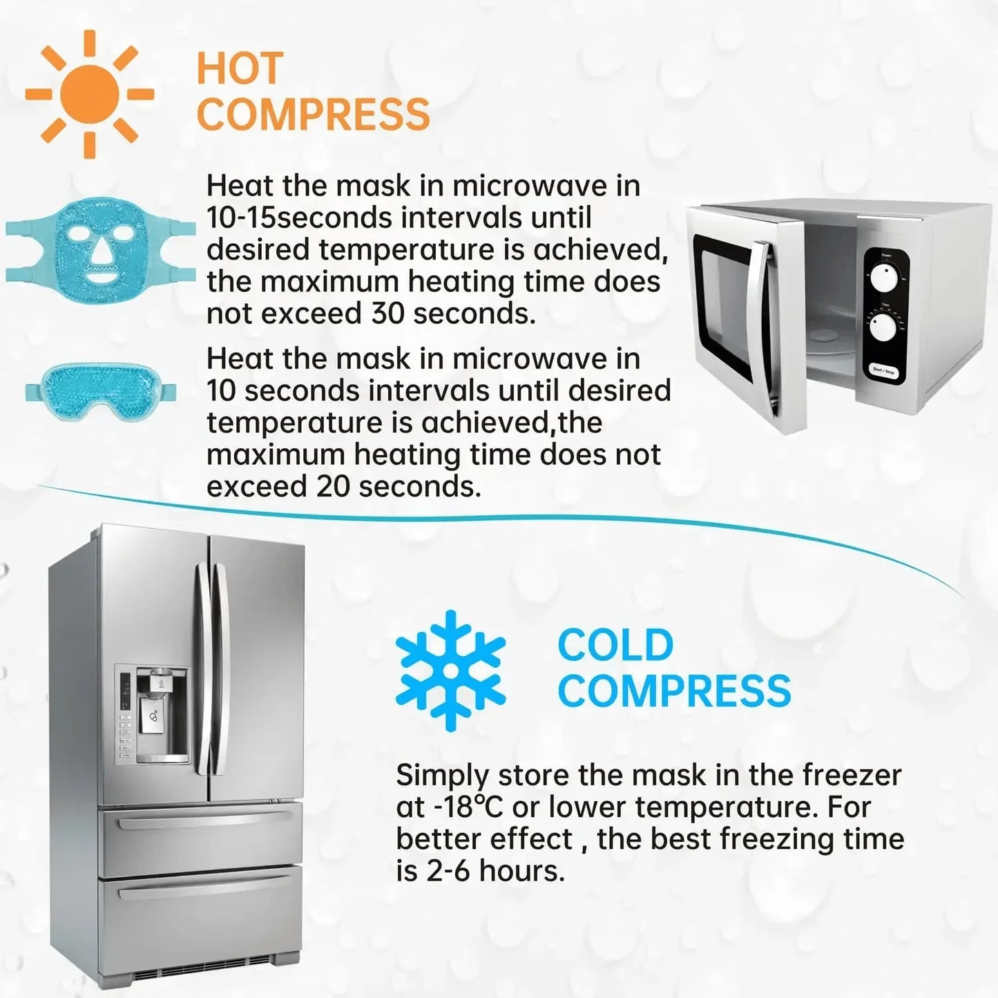 Gel Cooling Ice Facial Mask