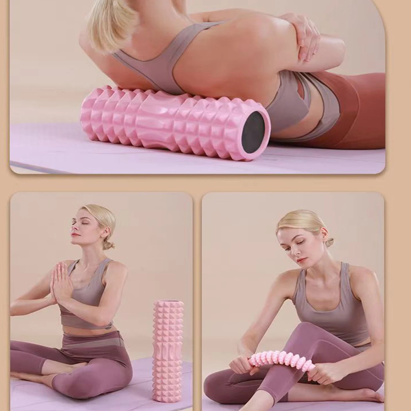 Yoga foam roller muscle massage tools