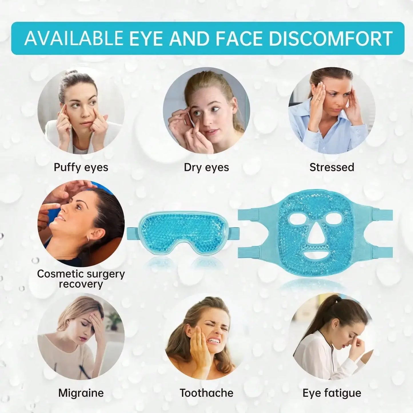 Gel Cooling Ice Facial Mask