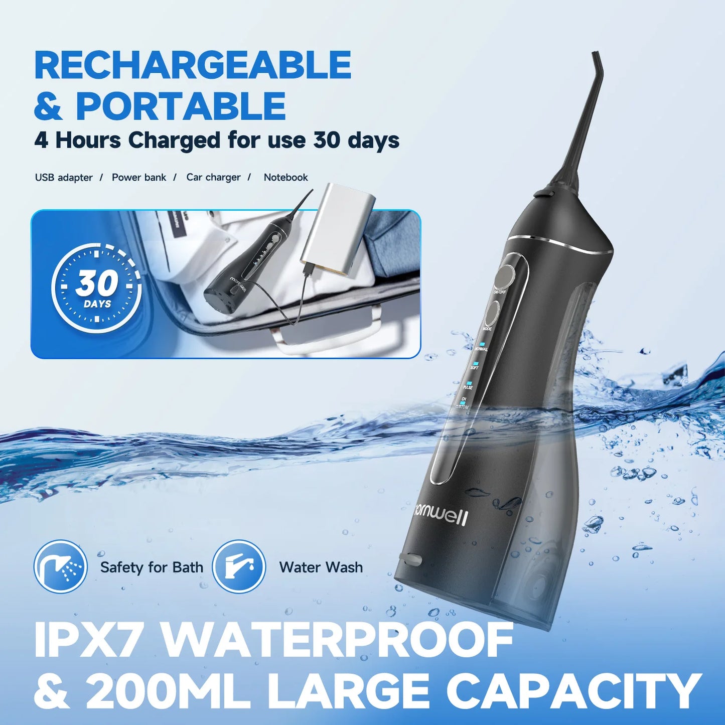 Portable Cordless Water Floss