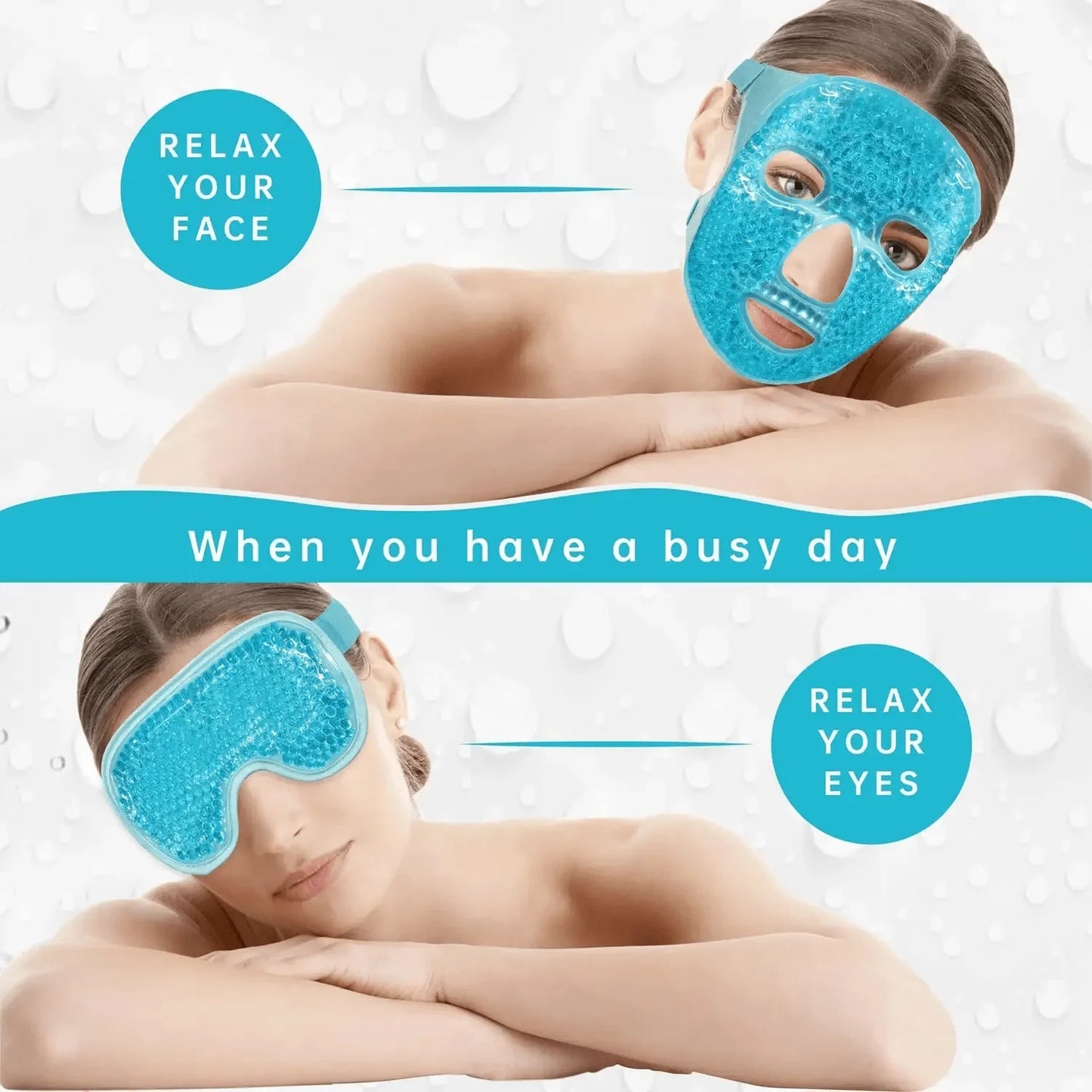 Gel Cooling Ice Facial Mask
