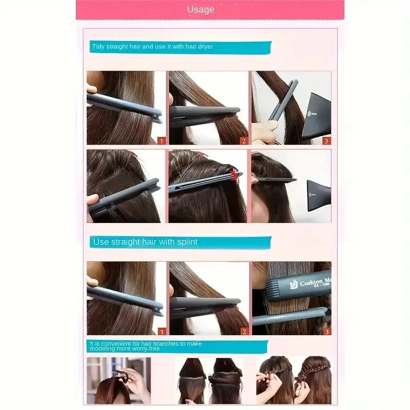 V-Comb Hair Finishing Straightening Splint Comb