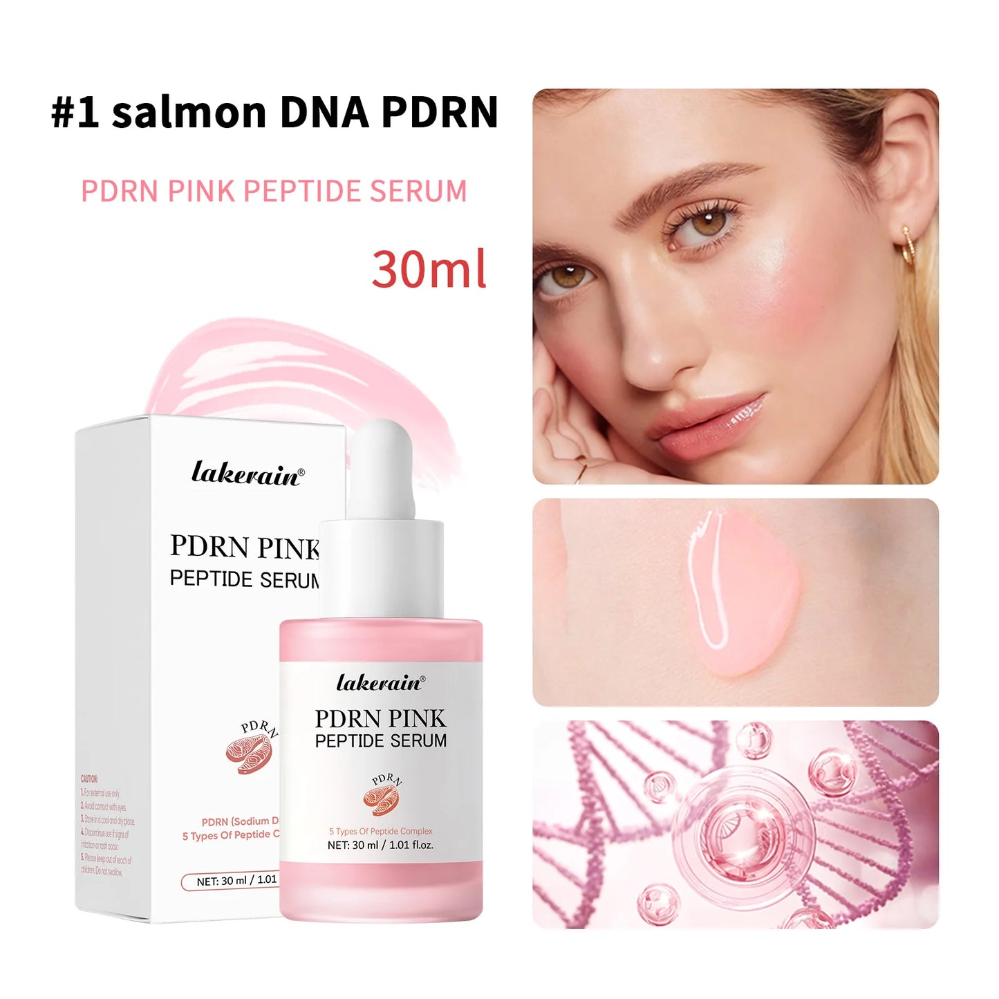 Salmon DNA PDRN Pink Peptide Serum
