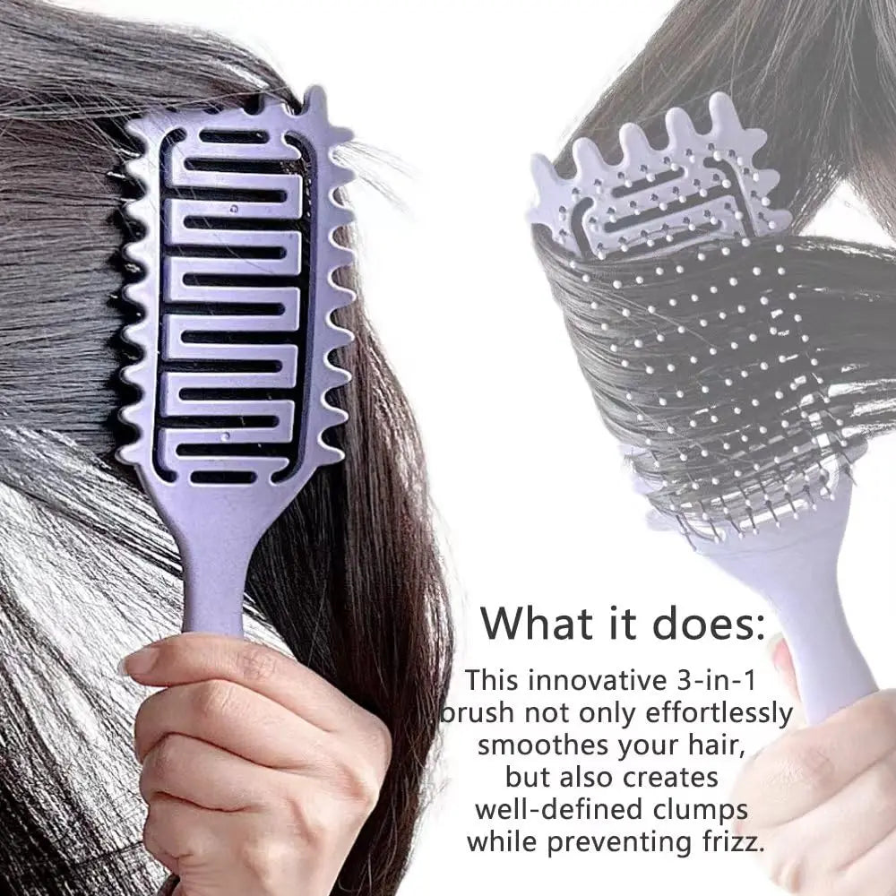 3 In 1 Hair Brushes