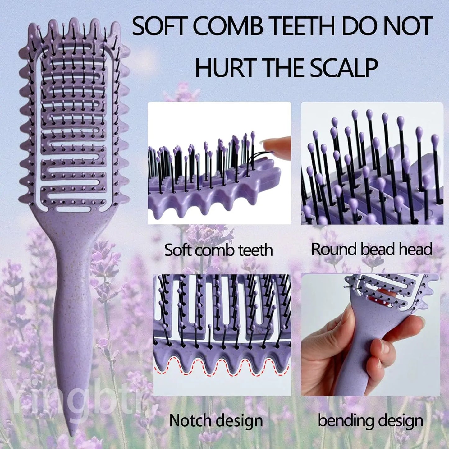 3 In 1 Hair Brushes