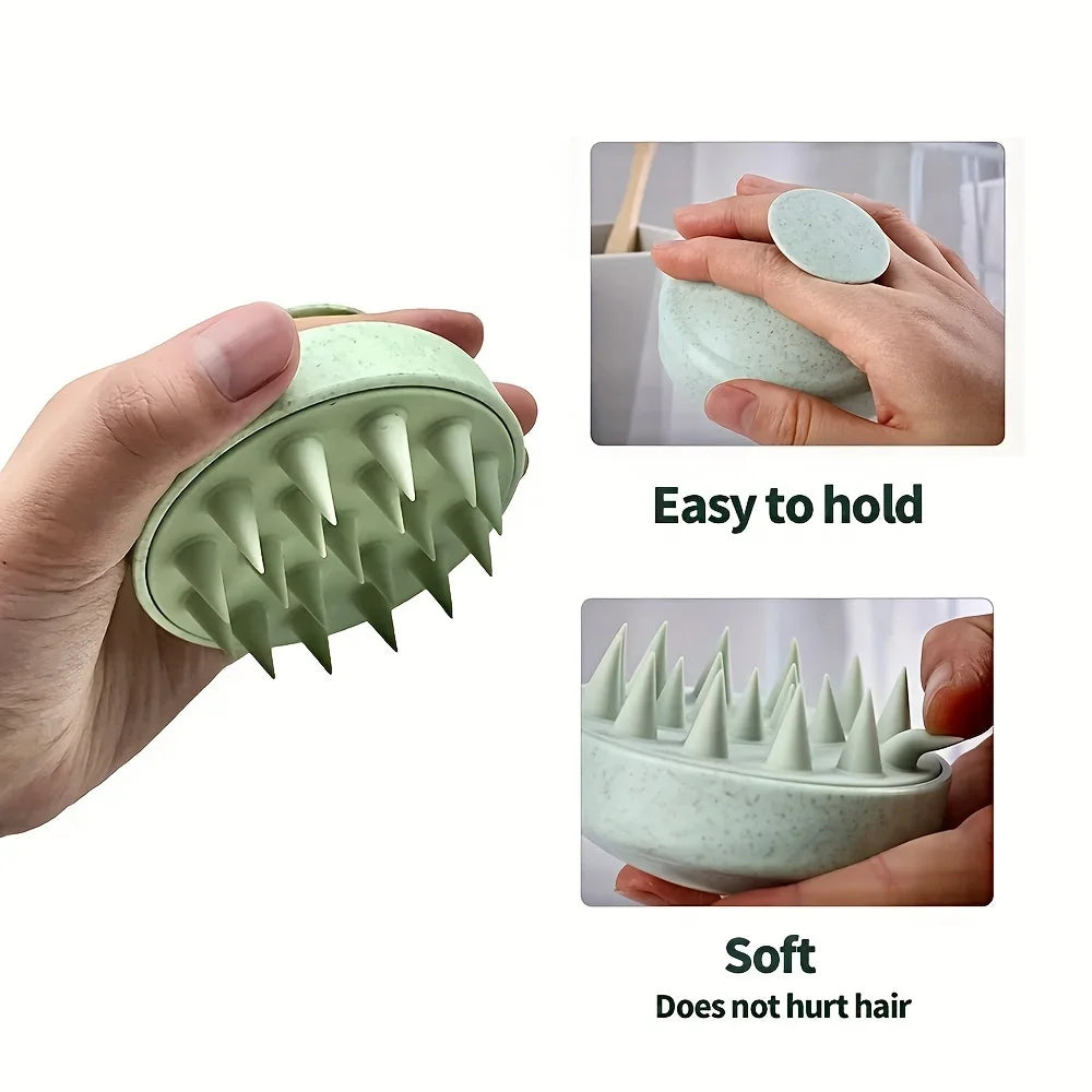 Silicone Shampoo Brush Body Massage Brush
