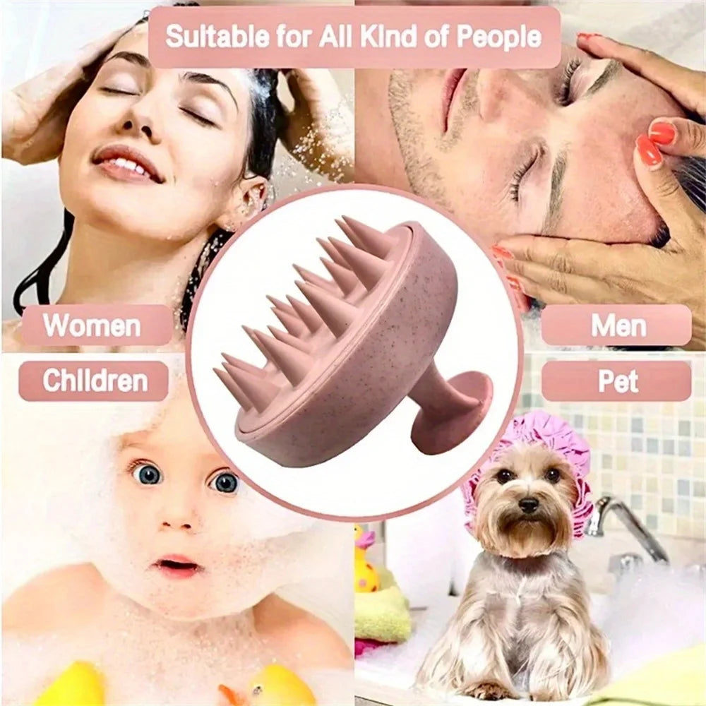 Silicone Shampoo Brush Body Massage Brush