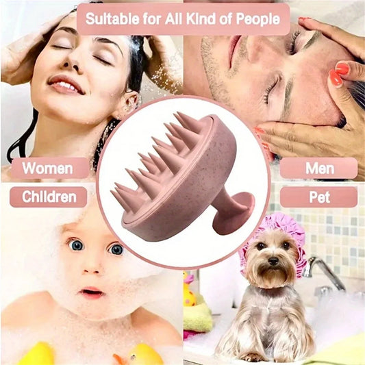 Silicone Shampoo Brush Body Massage Brush